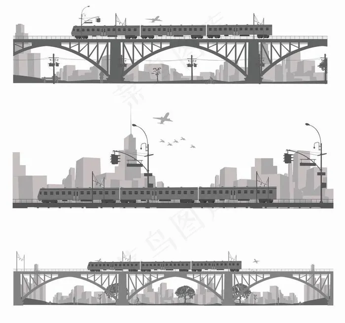 城市建筑 城市桥梁图片
