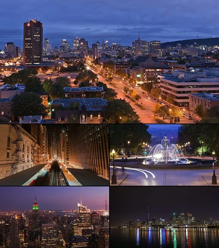 高清城市夜景延时摄影视频