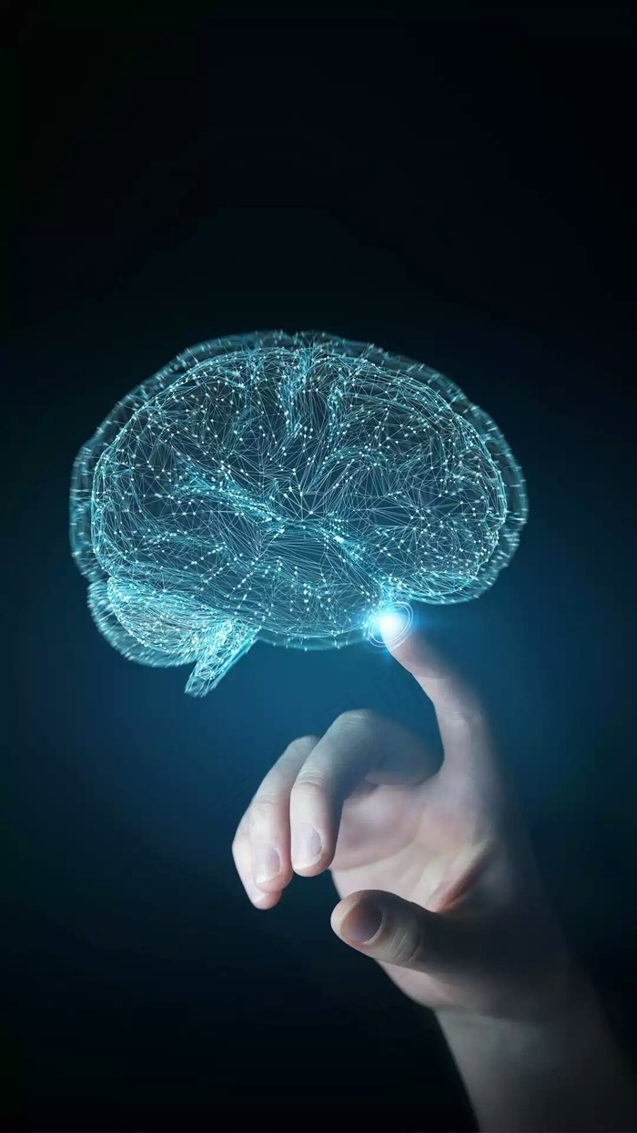 大脑科幻高清摄影图片