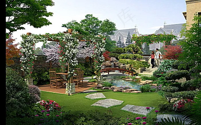 别墅小区园林景观设计