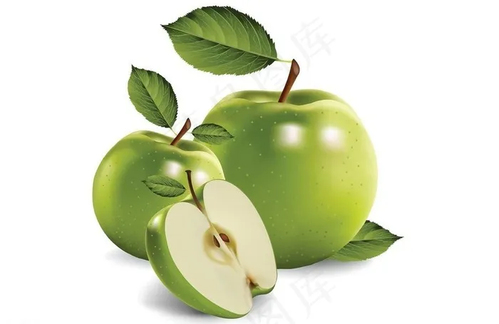 青苹果水果图片