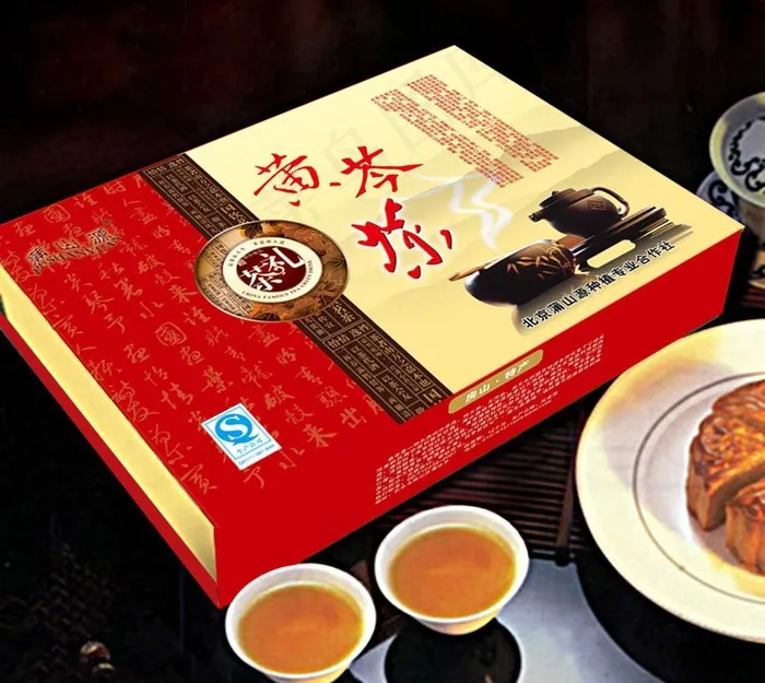 茶包装 黄芩茶（平面图）图片