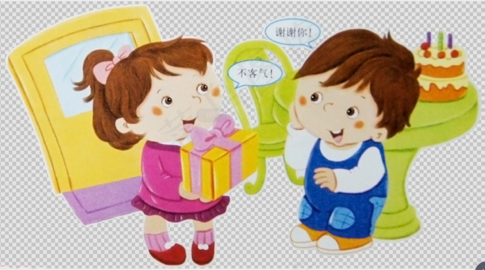 幼儿园礼仪儿歌谢谢不客气