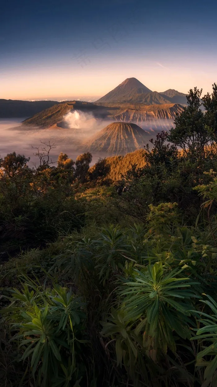 火山美景高清摄影图片