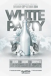 White party Flyer