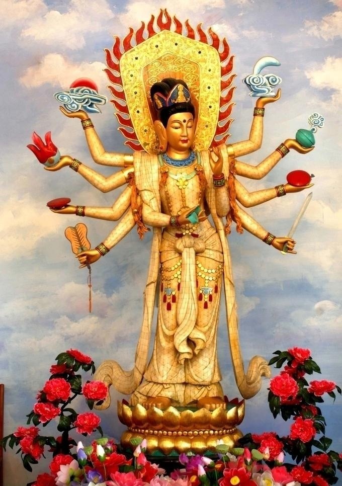 千手观音图图片