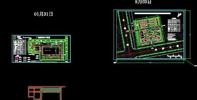 北京某钢结构厂房规划总平面图