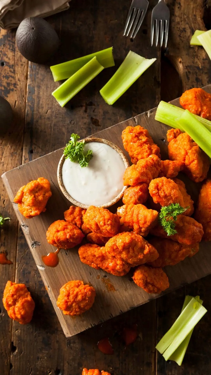 炸鸡块高清摄影图片