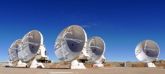 alma射电望远镜阵列图片