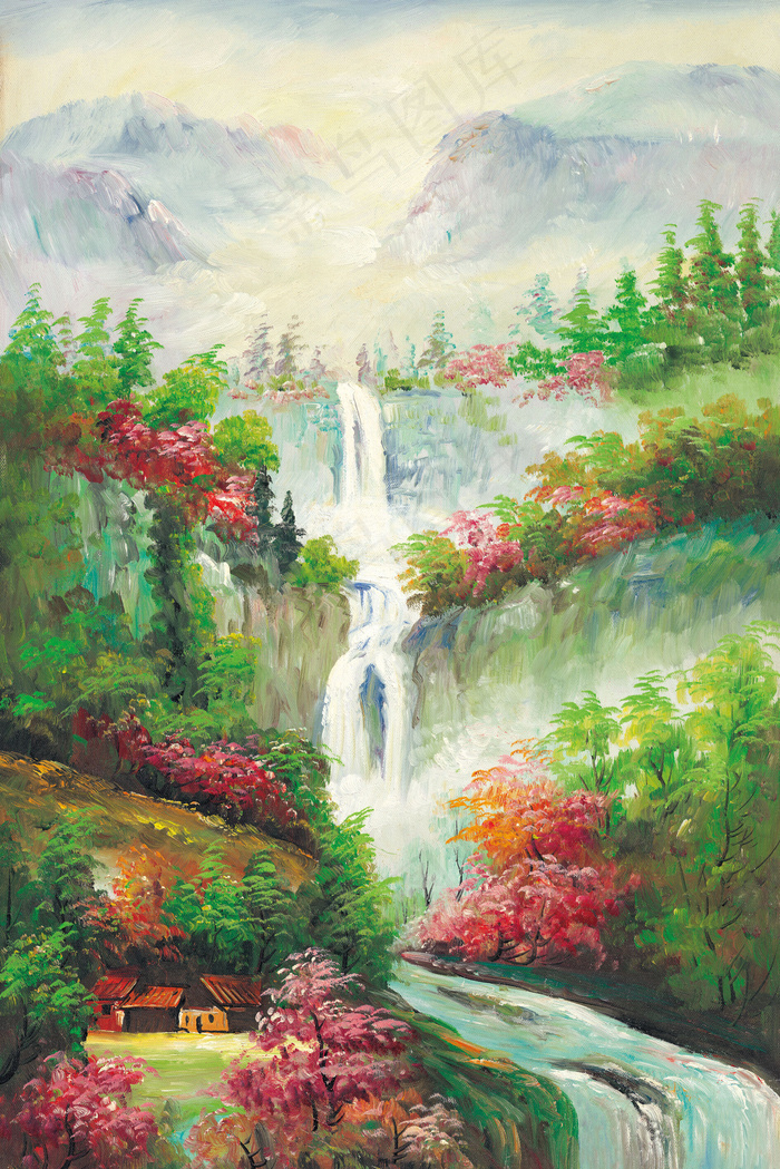 油画风景装饰画