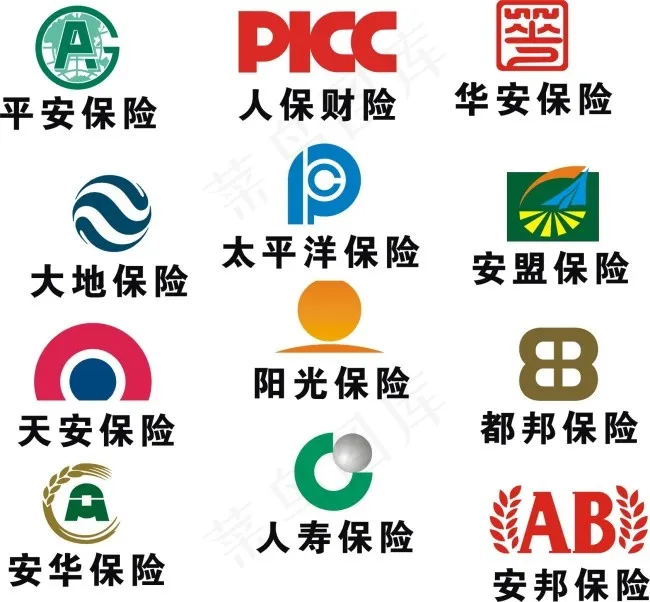 保险标志logo各种保险