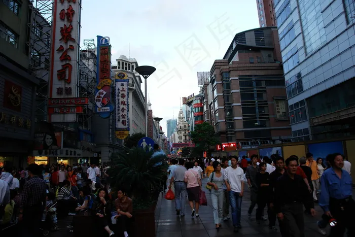上海 南京路 步行街图片