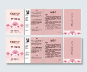 医生医院个人简历模板预览图