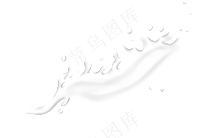 白色液体飞溅插画白色液体飞溅插画psd模版下载
