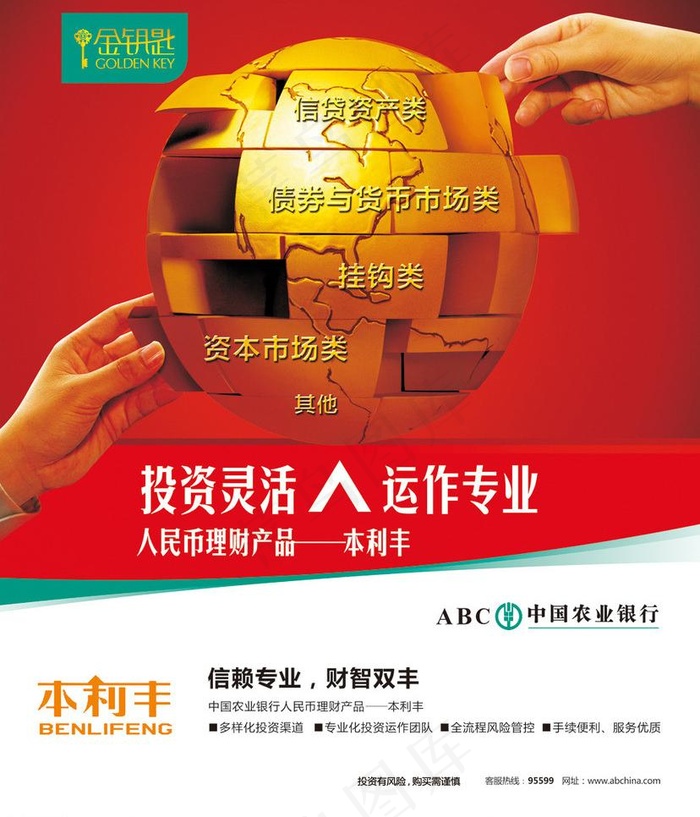 中国农业银行理财产品图片(5512x6811(dpi:100))psd模版下载 - 菜鸟图