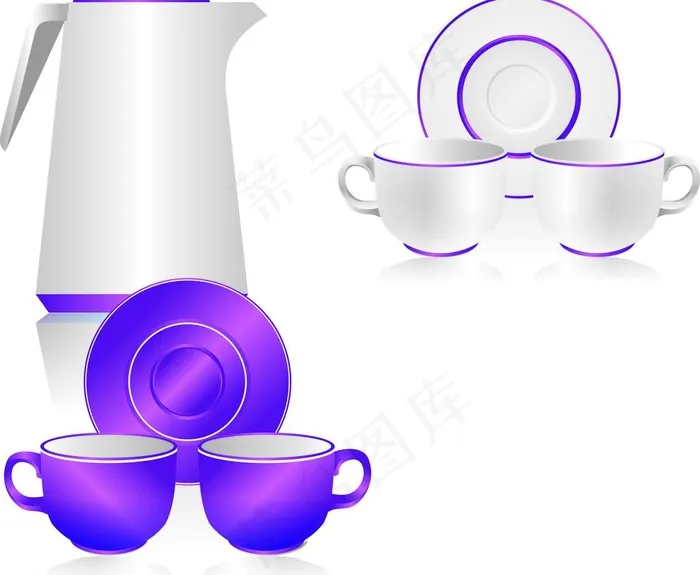盘子 杯子 茶壶图片