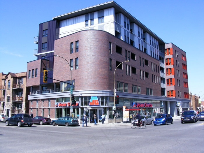 蒙特利尔圣但尼大街街景图片