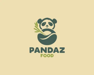 Pandaz Food熊猫食品标志设计
