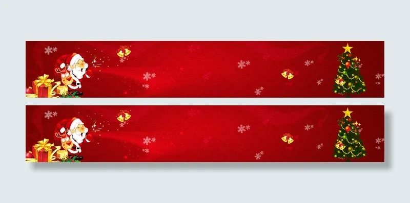 中国红圣诞模板2