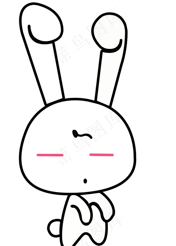 米兔 简笔画图片