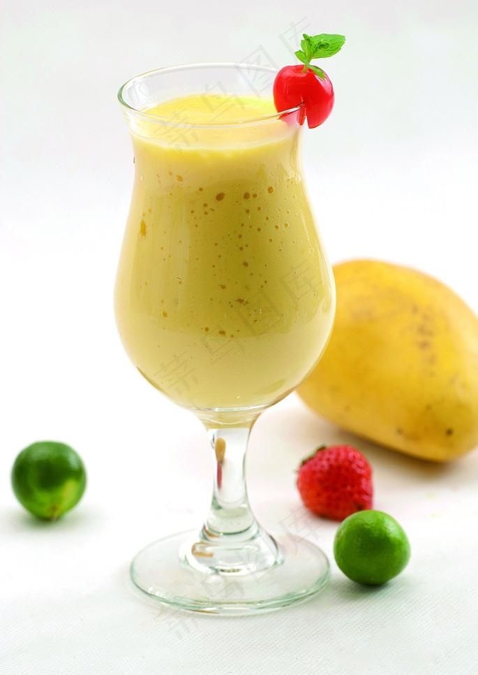 芒果奶昔优酪乳图片