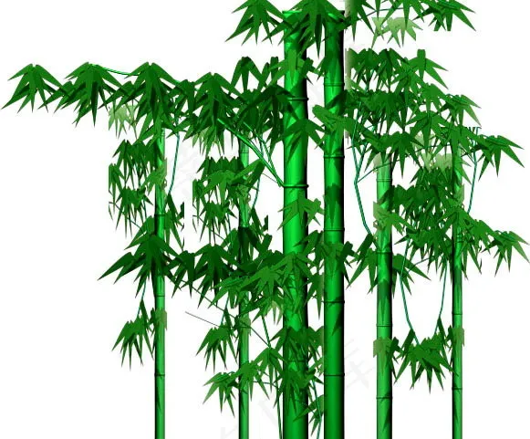 植物竹子装饰素材3d模型下载竹装饰...
