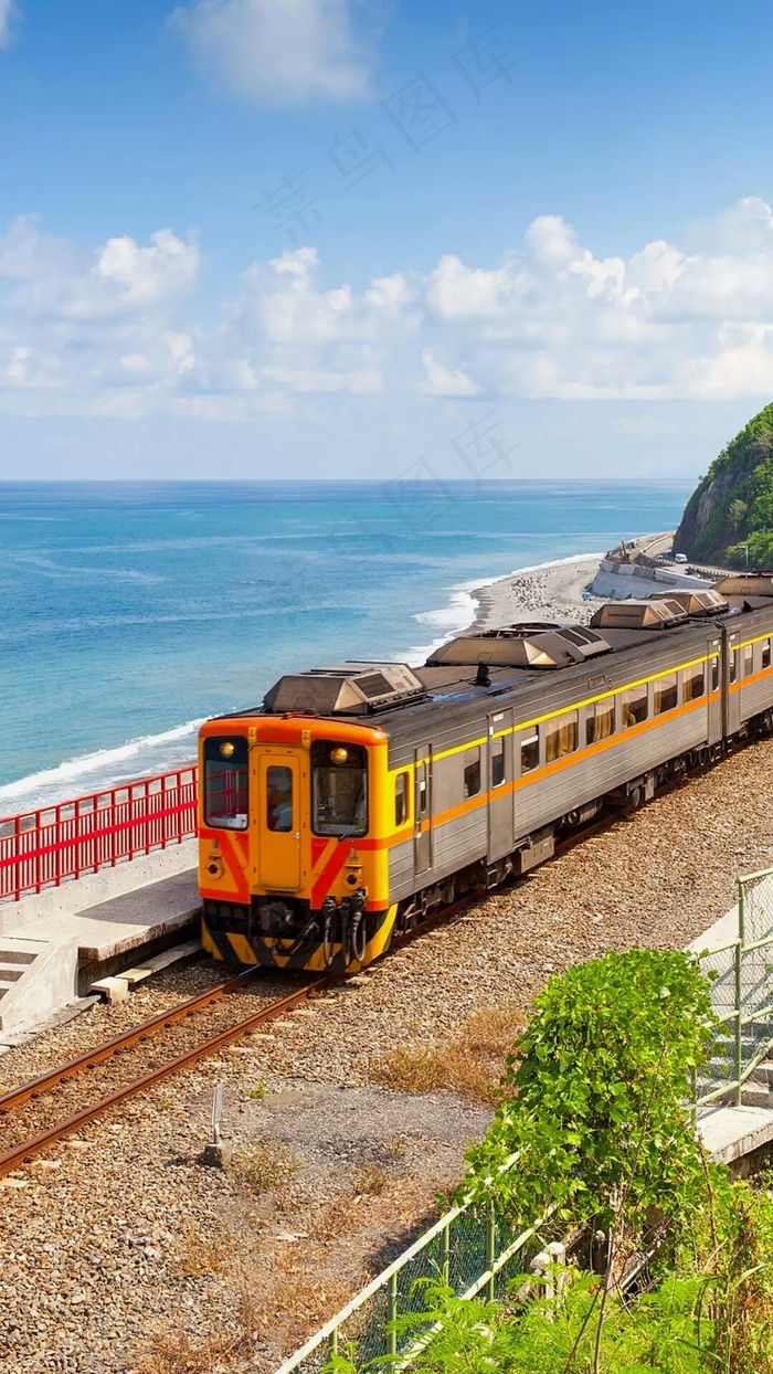 轨道上的火车高清摄影图片3