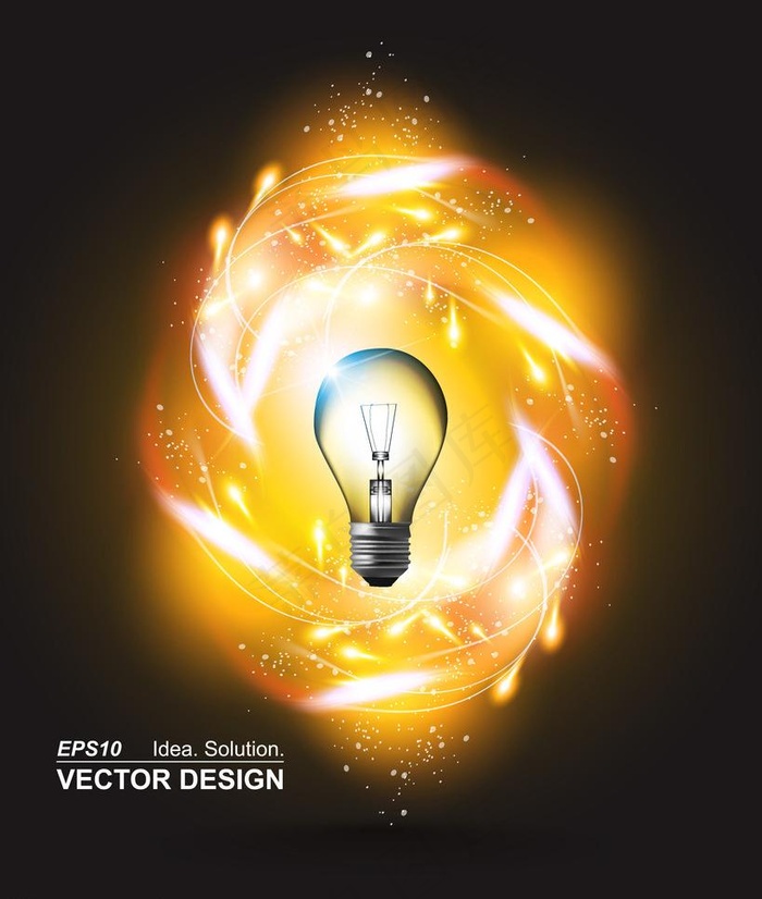 创意灯泡设计灯泡图片epsai矢量模版下载
