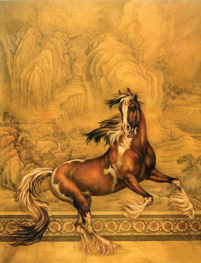 皇帝八骏之一 马