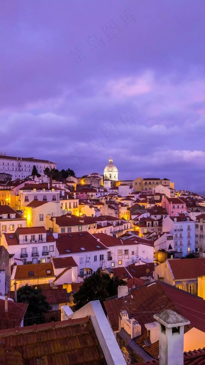 本素材作品名称为外国乡镇建筑风光高清摄影图片,素材编号是1223392