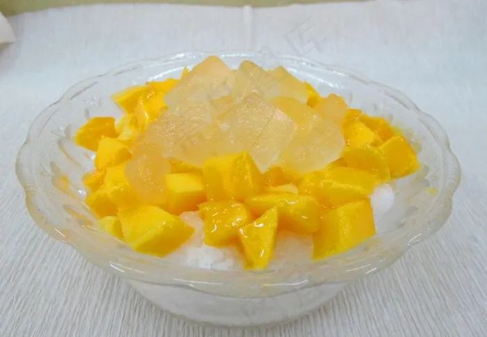 芒果牛奶冰沙图片
