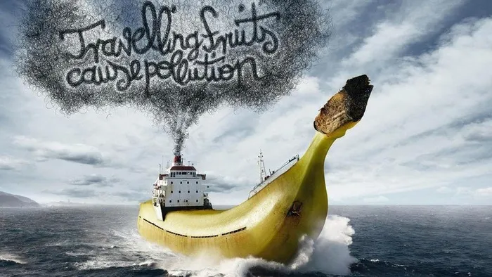 创意香蕉船图片