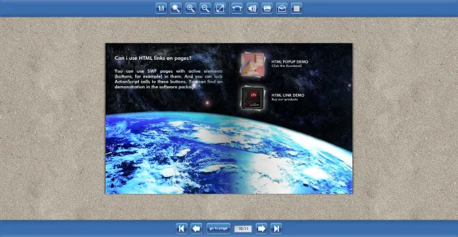 卫星地球网页动画模板