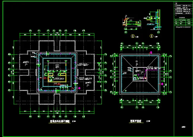 高层综合楼CAD施工模板下载