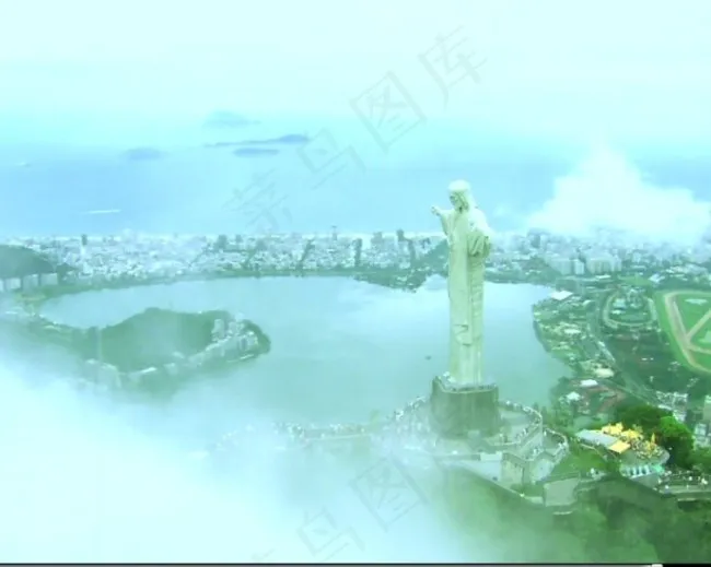 巴西雕像世界风光视频
