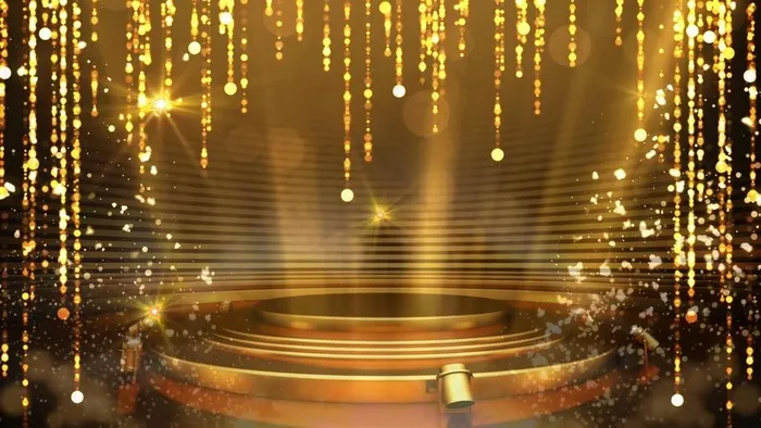 金色舞台颁奖背景视频