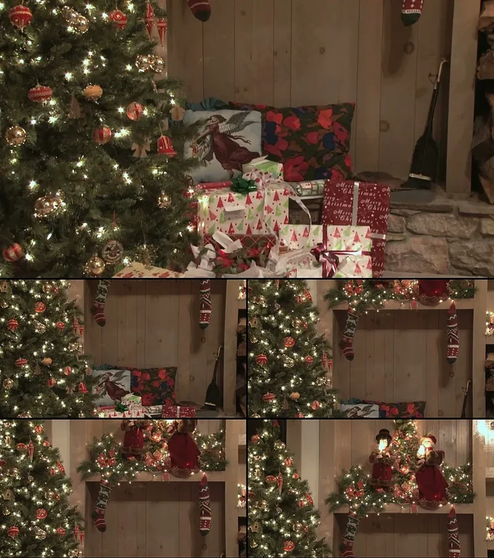 圣诞节圣诞礼物视频短片素材
