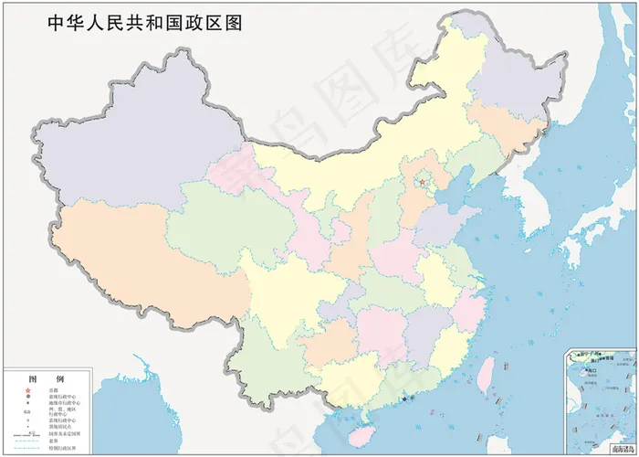 中华人民共和国政区图
