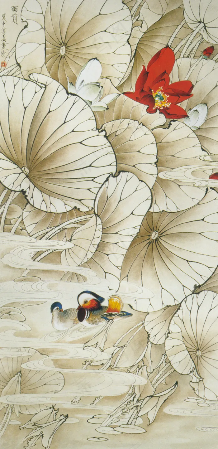 中国画 花鸟画 工笔画