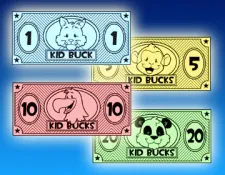 孩子的钱-动物为主题的可打印的游戏...