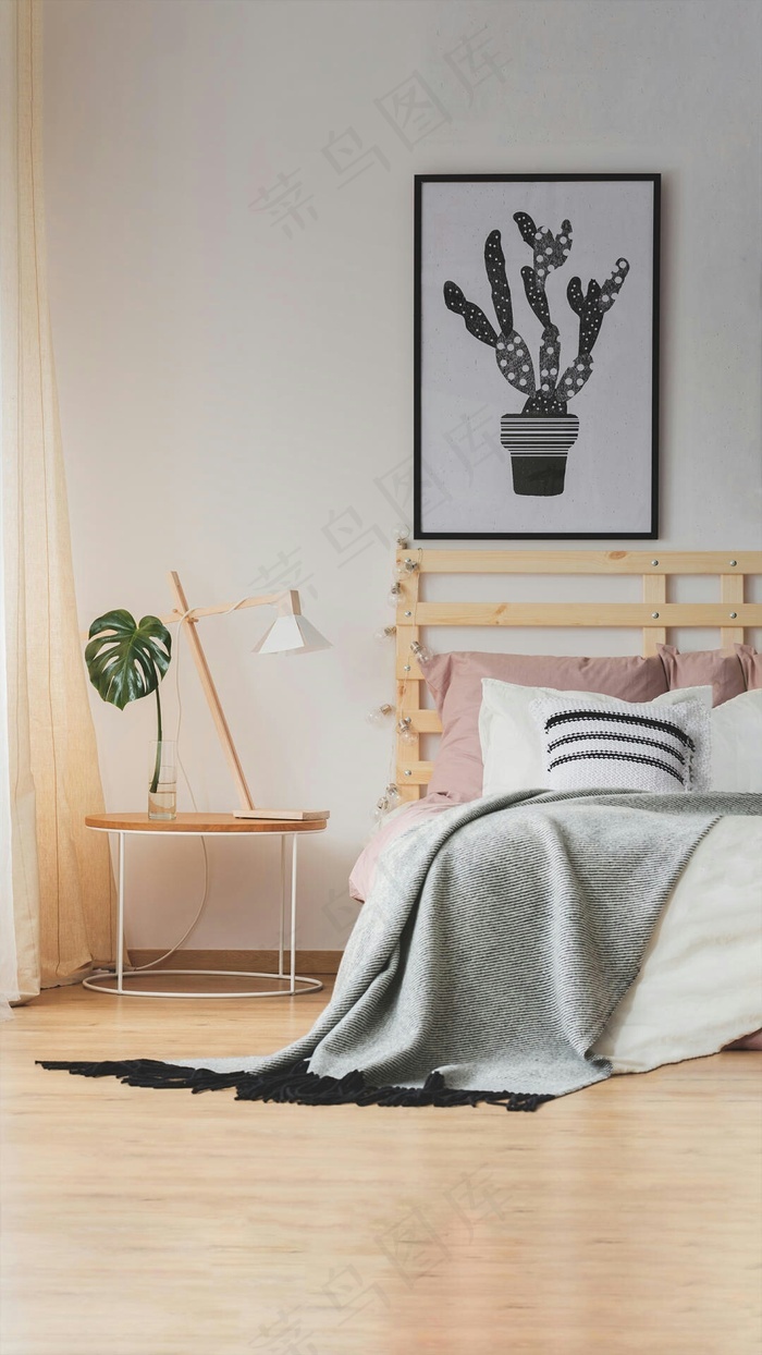 本素材作品名称为卧室高清摄影图片,素材编号是1256005, 						是一张