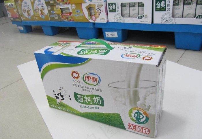 伊利高钙奶图片 - 菜鸟图库