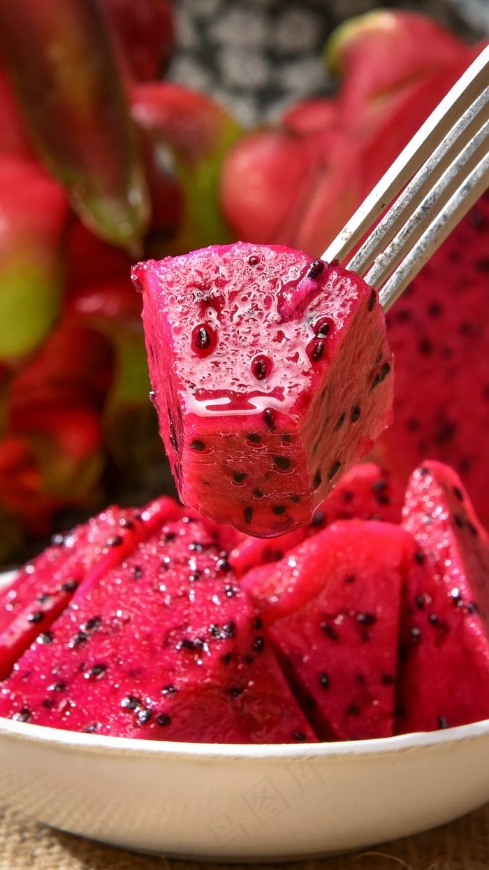 红色火龙果高清摄影图片 (2)