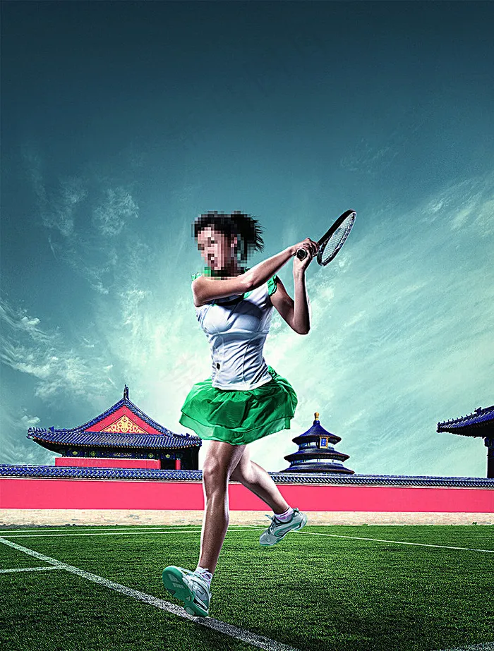 网球运动 女子网球比赛图片