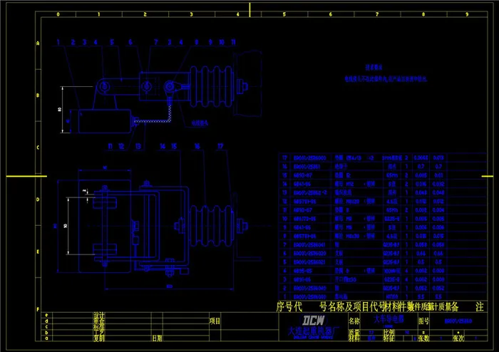 电气设计图稿CAD机械图纸