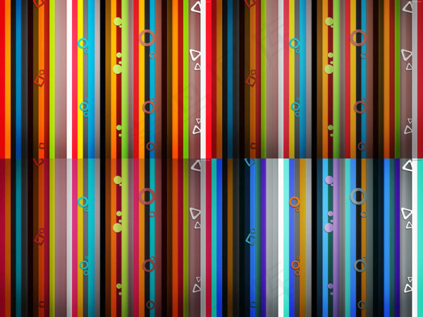 绚丽彩条背景——高清图片