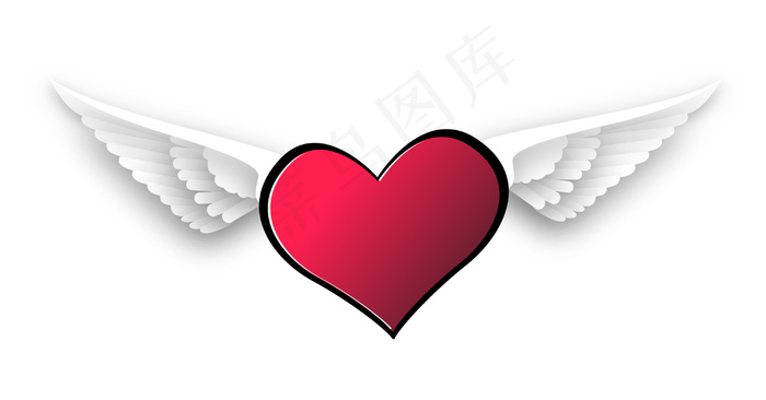 爱你的心飞epsai矢量模版下载