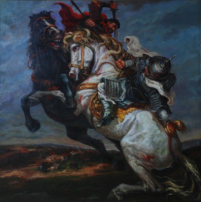 武马画马金戈铁马图片