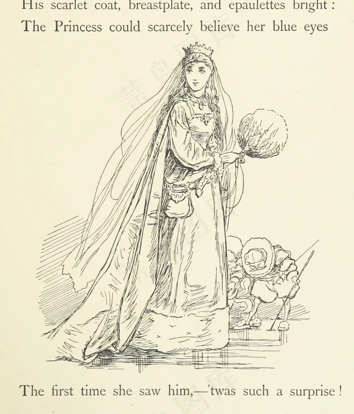 图片取自“希尔德布兰德王子和艾达公主的故事……作者的110幅插图”第39页