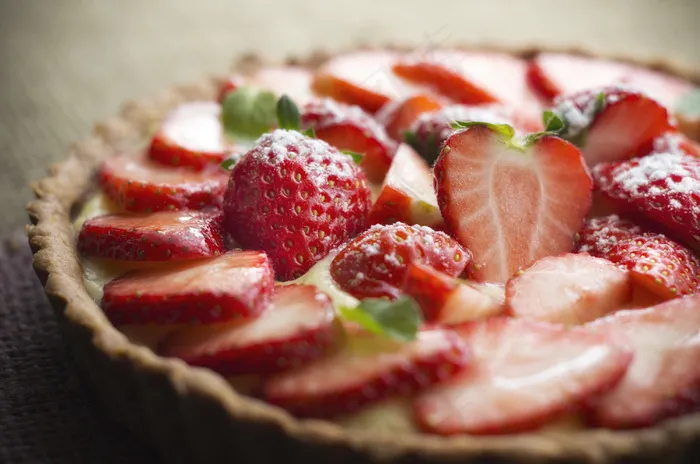 草莓,蛋糕,红色草莓,甜品,草莓沙拉,草莓挞